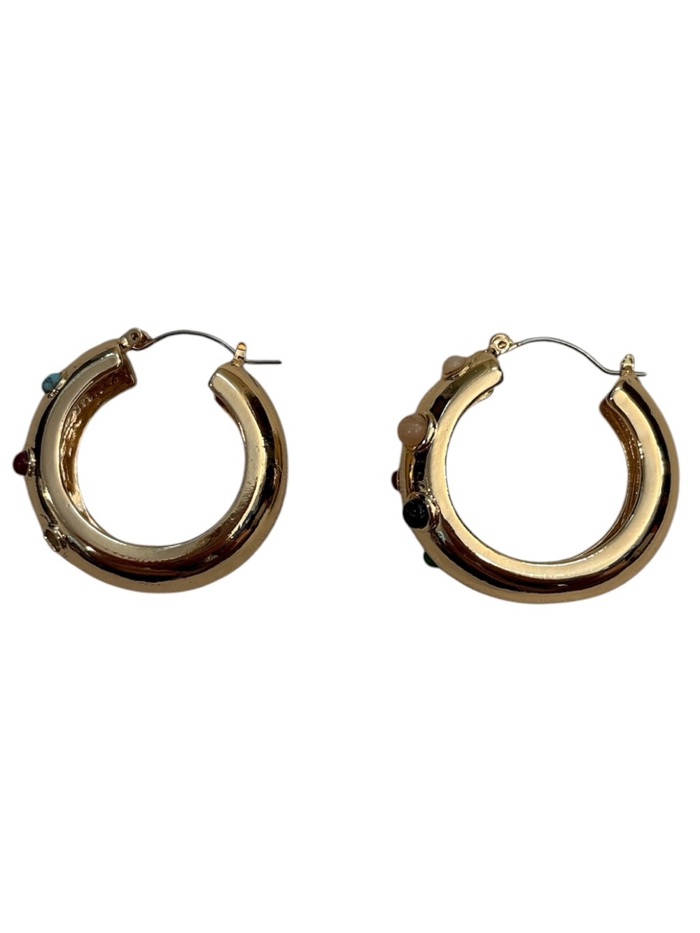 Chunky Gold Hoop Earrings